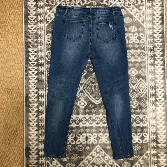 Encore distressed ankle jeans - Picture 2 of 5